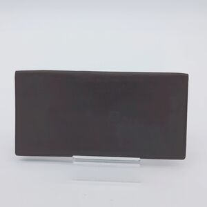 Loewe check book case long wallet